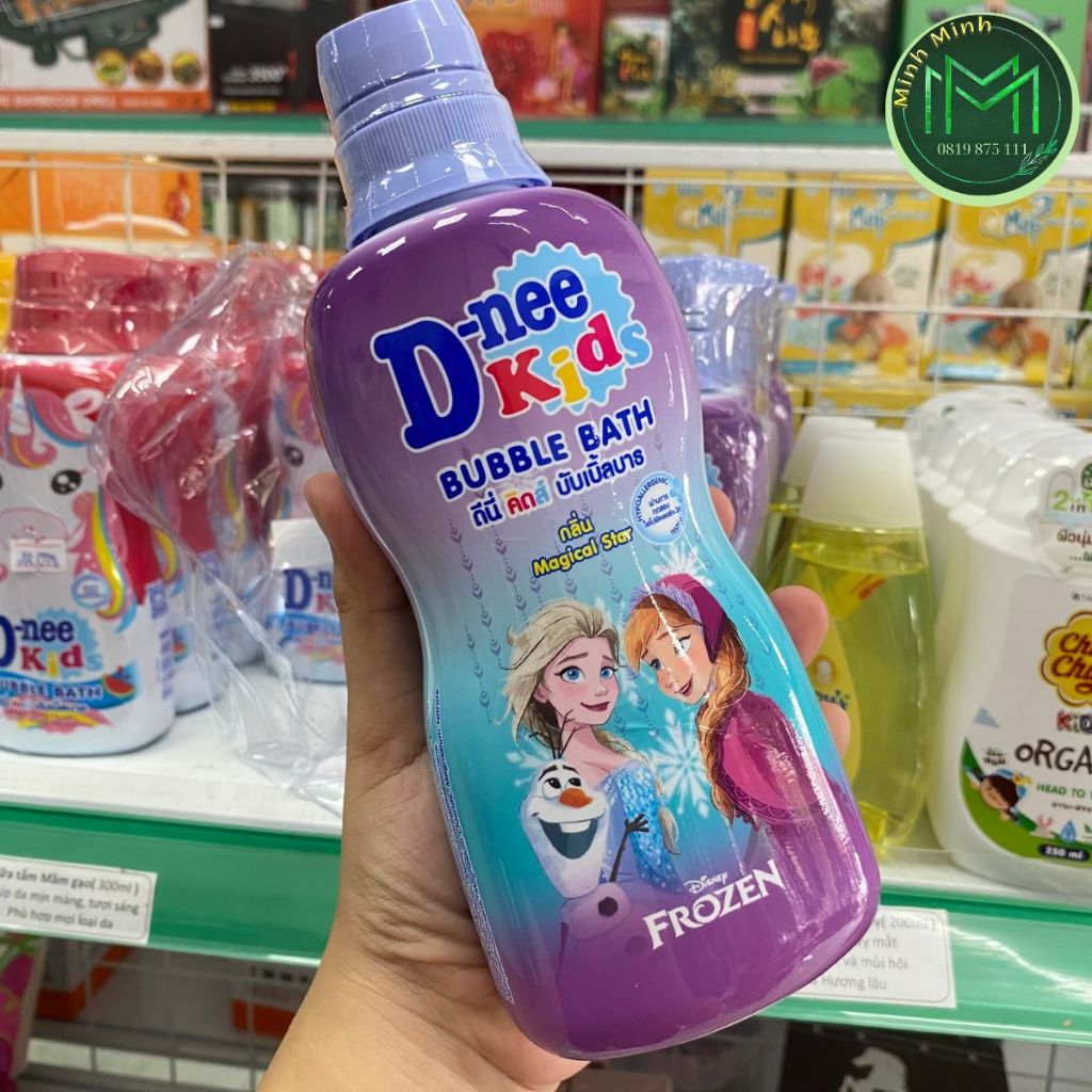 Sữa Tắm Gội Dnee Kid Cho Bé Hình Hoạt Hình Đáng Yêu  Thái Lan Vàng, Đỏ, Xanh 400ml