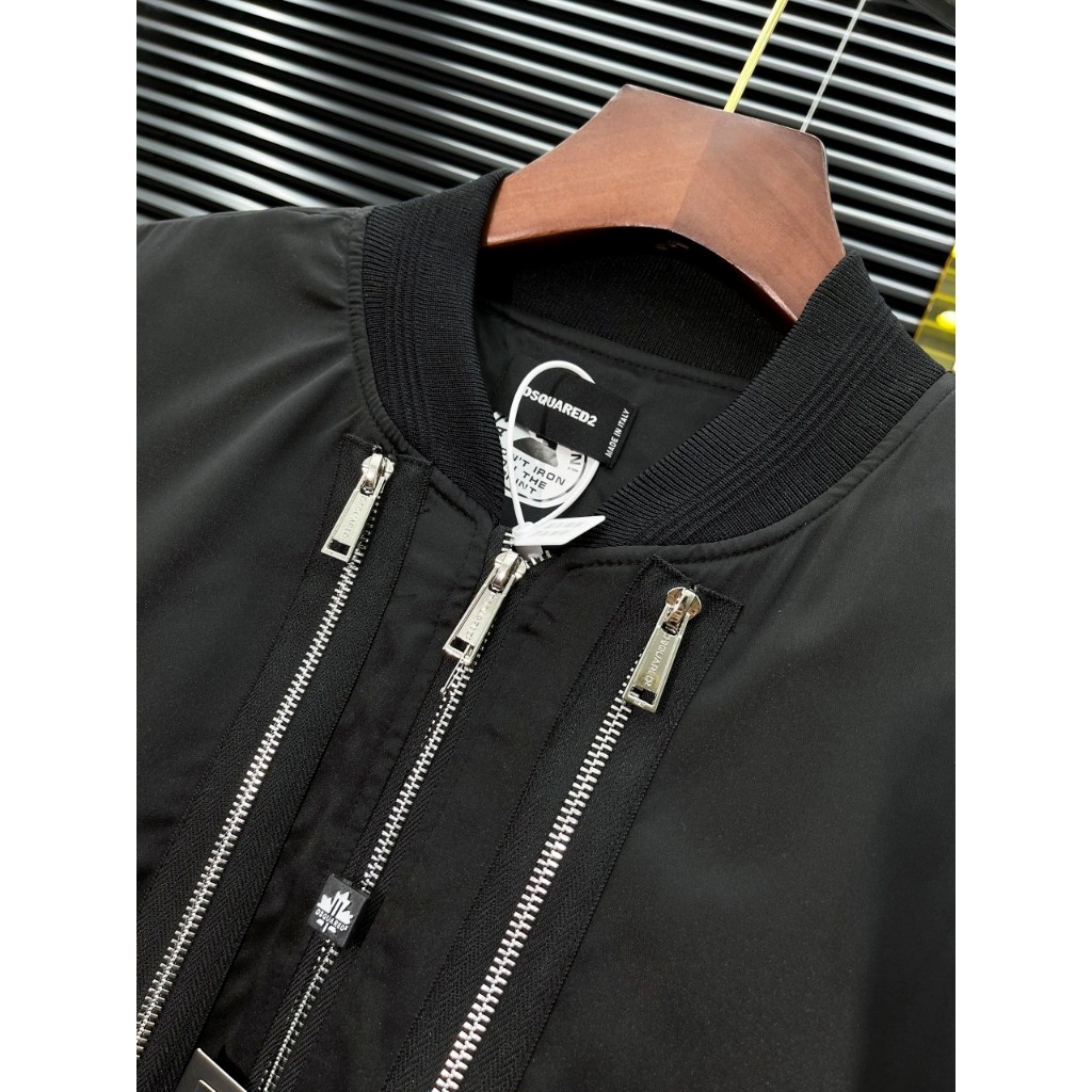 Áo Khoác DSQ Khóa họa tiết, Áo DSQ khóa Thẳng Và Chéo Bản Hot Mới Nhât Năm 2023