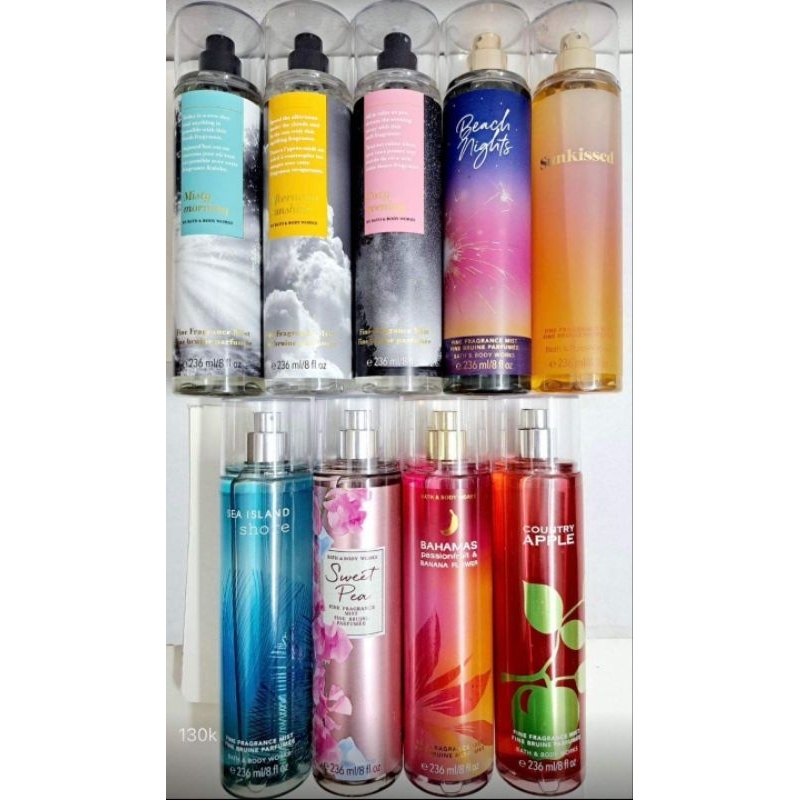 Hàng thanh lý- Xịt thơm body mist Bath & Body Works 236ml