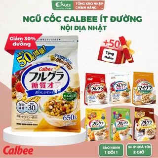 Ngũ cốc calbee nội địa nhật đủ vị – calbee trắng 600gr