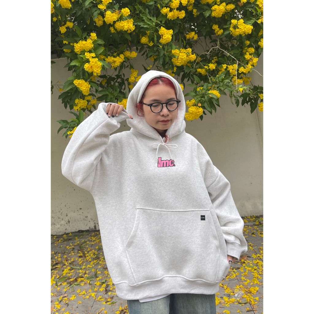 ÁO BABY HOODIE XÁM TIÊU LMC HỒNG A74 LUMIHOUSE