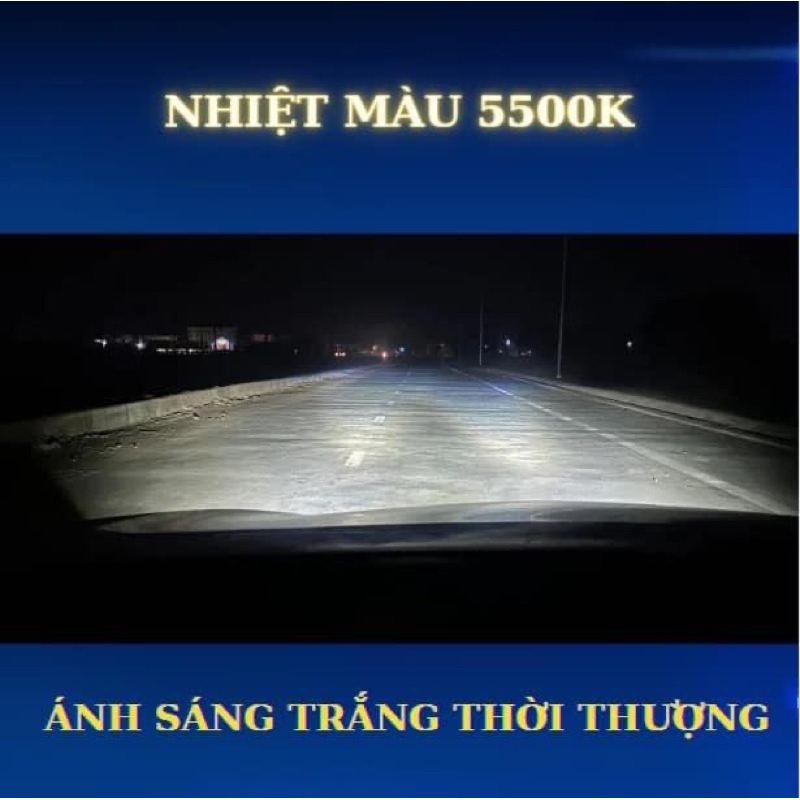 BI LED Gầm V6 Ô Tô 3 Chế Độ Màu, 2 Chế Độ Pha/Cos siêu sáng