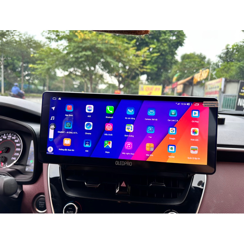 Màn Hình DVD Android Ô Tô OLEDPRO Premium 12.3 inch liền cam 360 New 2023 Chính hãng