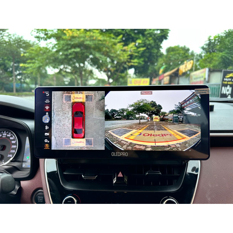 Màn Hình DVD Android Ô Tô OLEDPRO Premium 12.3 inch liền cam 360 New 2023 Chính hãng