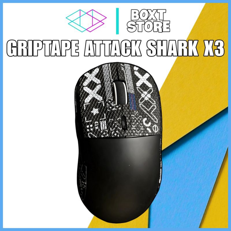 Miếng Dán Grip Tape 3M Chuột Attack Shark X3 - Skin Attack Shark X3