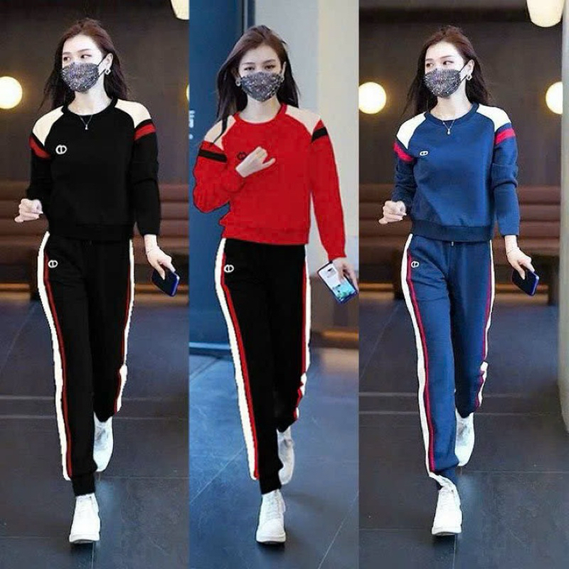 SÉT BỘ ĐỒ NỮ THỂ THAO THUN COTTON CAO CẤP