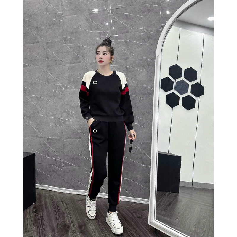 SÉT BỘ ĐỒ NỮ THỂ THAO THUN COTTON CAO CẤP