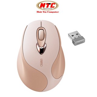 Chuột không dây wireless NTC INPHIC DR801 pin sạc silent không tiếng click - kèm ticker