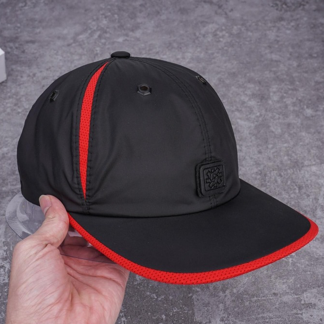 Mũ Nón Sơn chính hãng nón kểt logo vuông MC158A chất liệu vải gió cao cấp - Hùng Nón Hiệu