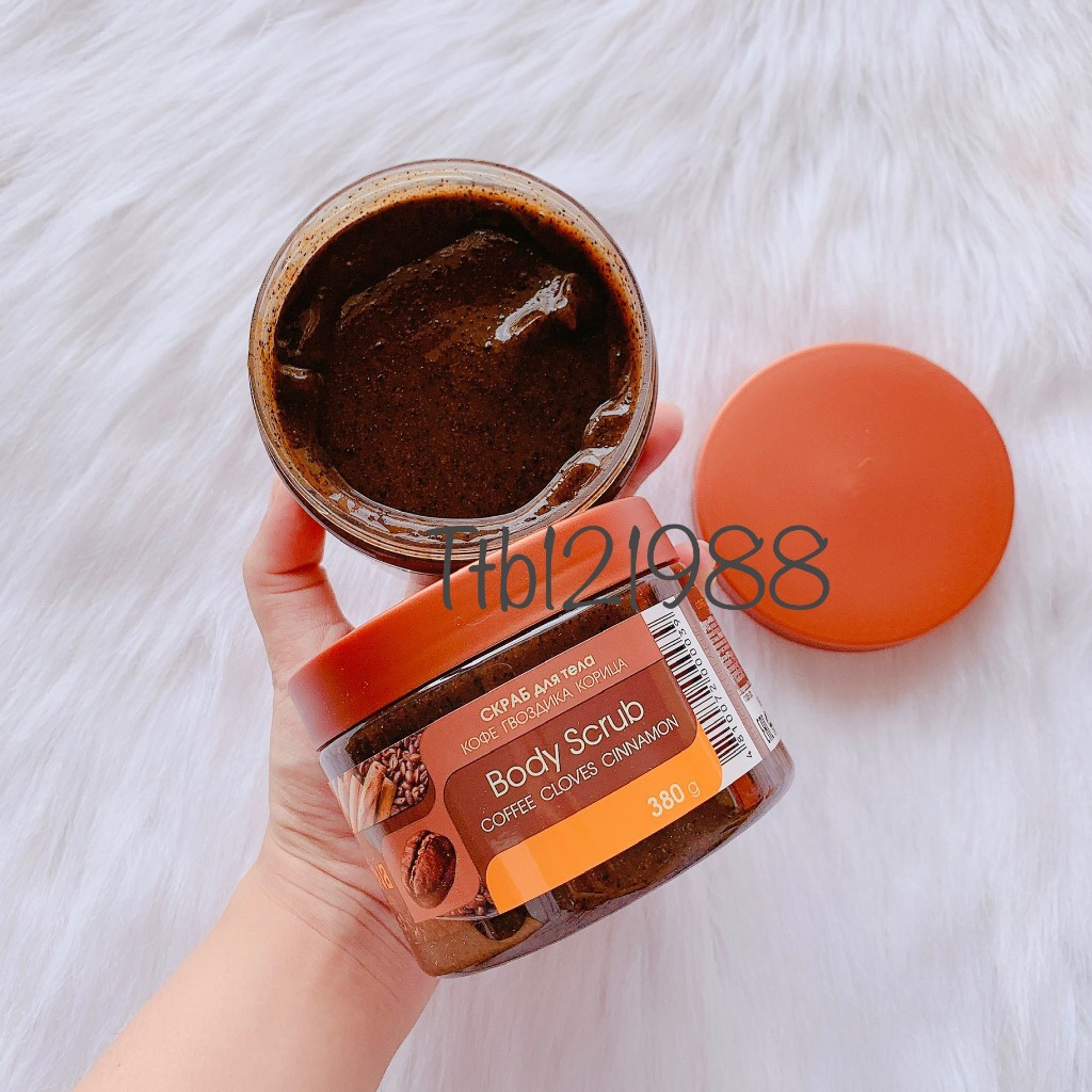 TẨY TẾ BÀO CHẾT BODY TỪ CÂY QUẾ HỒI & CAFE BILENA 380g