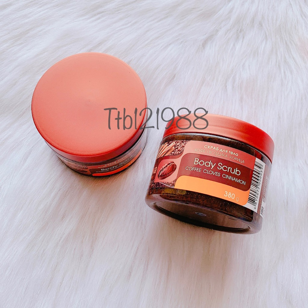 TẨY TẾ BÀO CHẾT BODY TỪ CÂY QUẾ HỒI & CAFE BILENA 380g