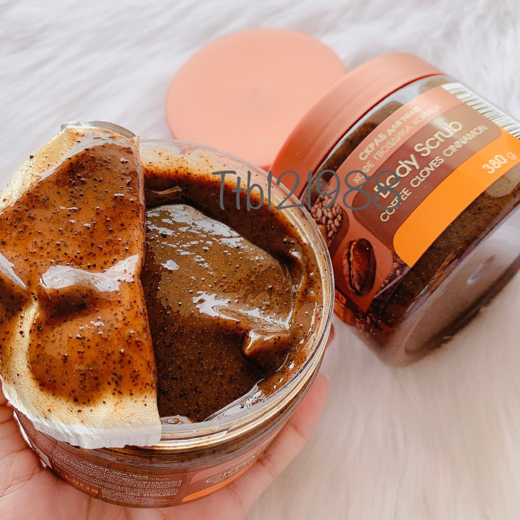 TẨY TẾ BÀO CHẾT BODY TỪ CÂY QUẾ HỒI & CAFE BILENA 380g