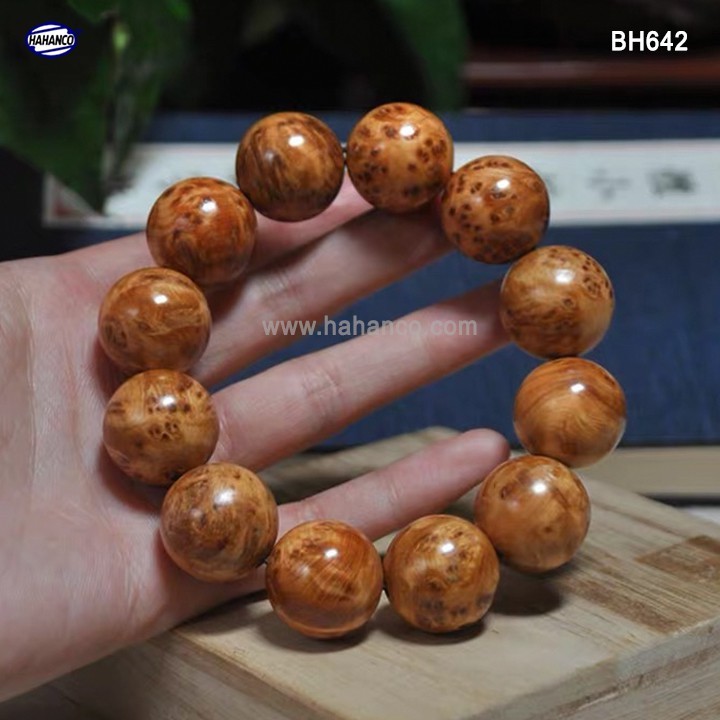 Vòng tay Nu Huyết Long để mộc hàng VIP - thơm mùi gỗ BH6676 501