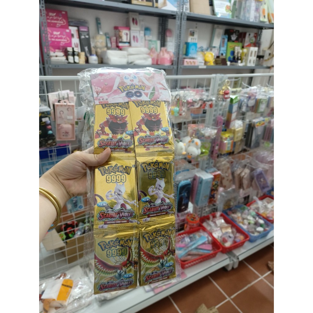 Bịch 36 gói thẻ bài One piece đảo hải tặc/pokemon/liên quân