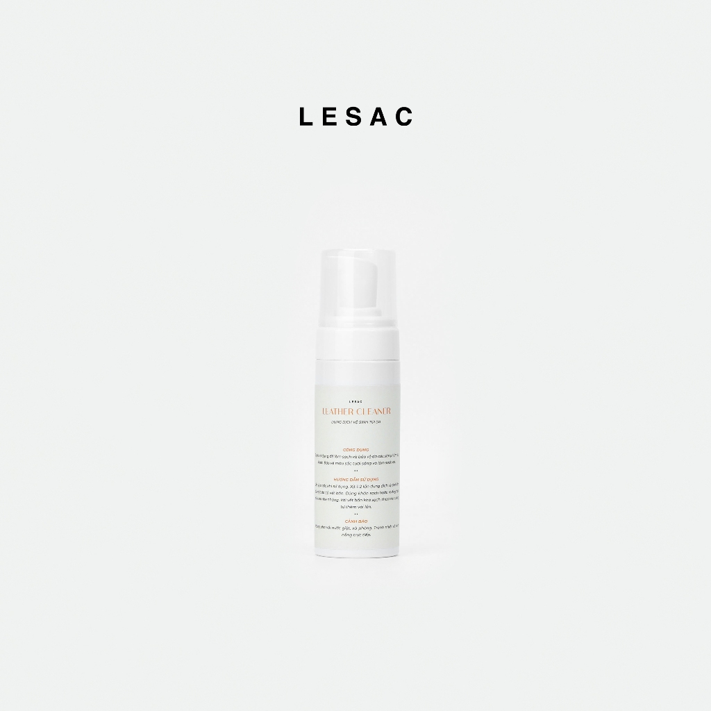 Dung dịch vệ sinh túi da LESAC Leather Cleaner 350ml