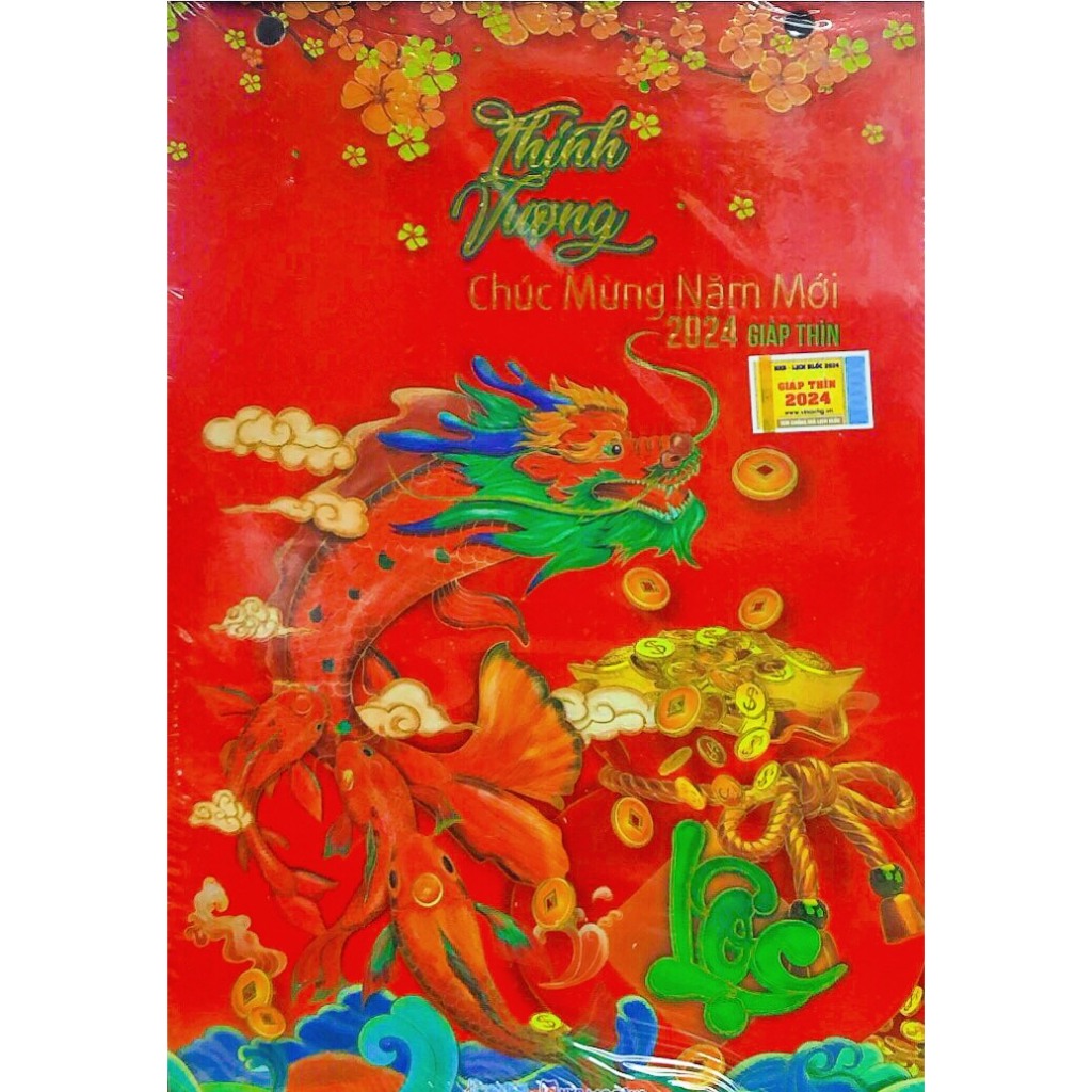 Lịch Bloc Đại lỡ An Hảo 2024 - Giáp Thìn; Kích thước: 13x19 cm