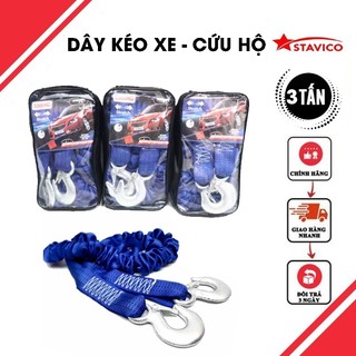 Dây kéo xe tải 3 tấn 4m 2 đầu móc