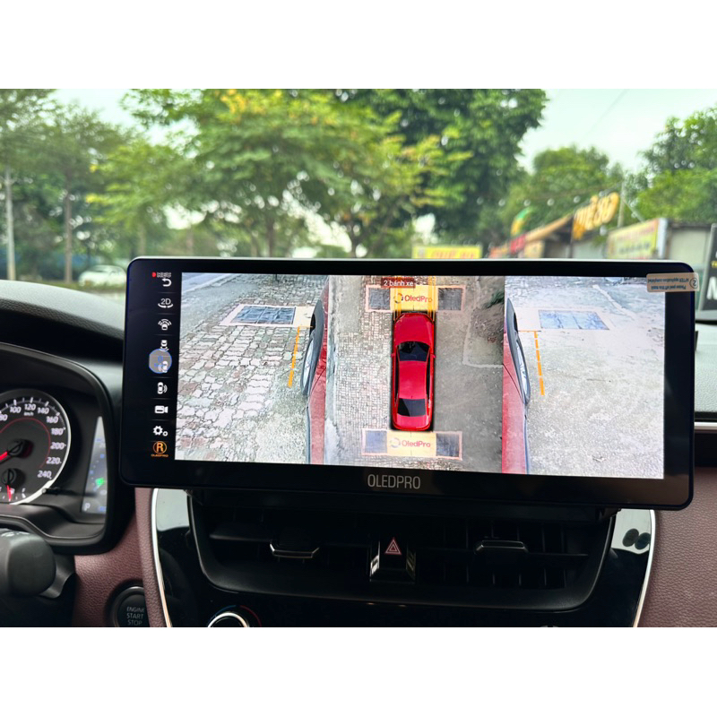 Màn Hình DVD Android Ô Tô OLEDPRO Premium 12.3 inch liền cam 360 New 2023 Chính hãng