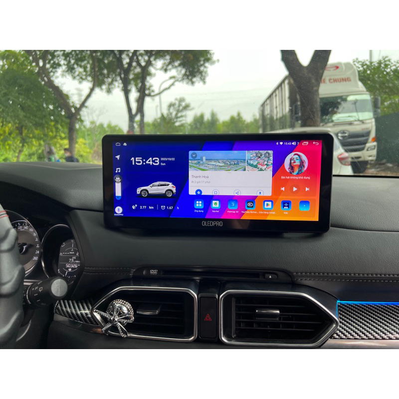 Màn Hình DVD Android Ô Tô OLEDPRO Premium 12.3 inch liền cam 360 New 2023 Chính hãng