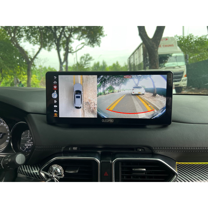 Màn Hình DVD Android Ô Tô OLEDPRO Premium 12.3 inch liền cam 360 New 2023 Chính hãng
