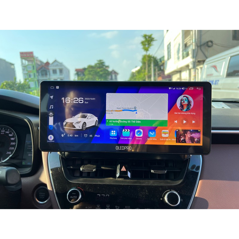 Màn Hình DVD Android Ô Tô OLEDPRO Premium 12.3 inch liền cam 360 New 2023 Chính hãng