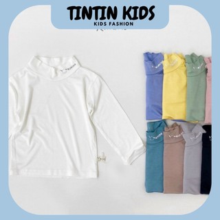 Áo giữ nhiệt thun lạnh cho bé, áo dài tay cotton 4 chiều cho bé 7-18kg 