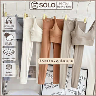 Set Tập Gym Yoga Bộ Đồ Thể Thao Thun Poly Mềm Co Dãn Thoáng Mát 𝙎𝙤𝙡𝙤 𝙎𝙥𝙤𝙧𝙩𝙨𝙬𝙚𝙖𝙧 031 931