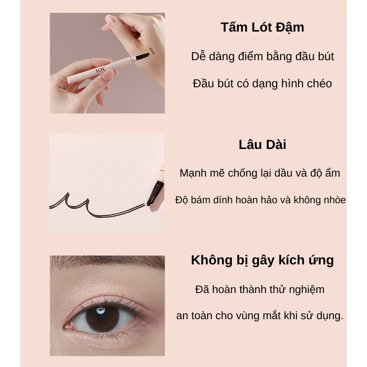 Bút kẻ viền mắt trong siêu mảnh  chỉ với 2mm TLTC Inner Liner 0.9g