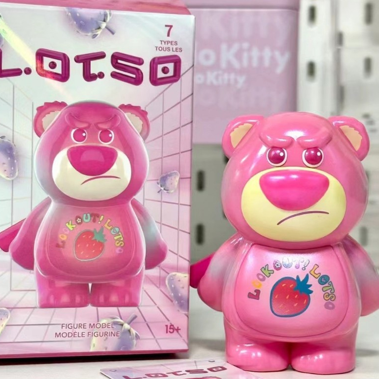 Blindbox Lotso bách biến mẫu mới, Hộp ngạc nhiên gấu dâu đáng yêu _ Ting Ting