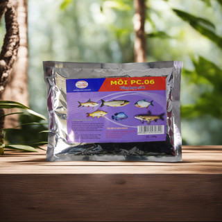 Mồi câu cá pc 06 - chuyên cá trắm cỏ, chim, chép, rô phi, trắm đen
