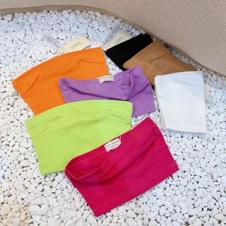 Áo Ống Croptop Chất Thun Dày Dặn Co Giãn 7 Màu Cơ Bản Tự Tin Phối Đồ.
