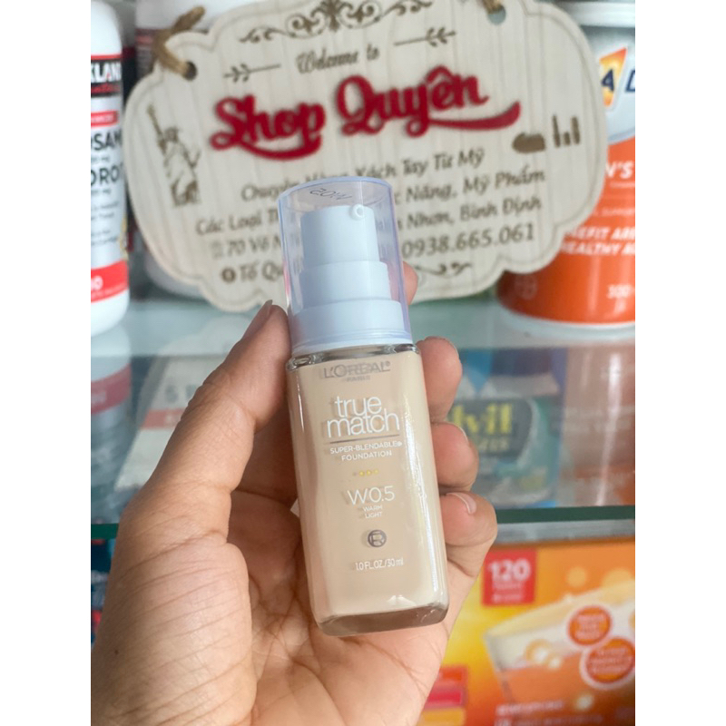 Kem Nền L'Oréal Paris Mịn Nhẹ Dưỡng Da Dạng Lỏng True Match