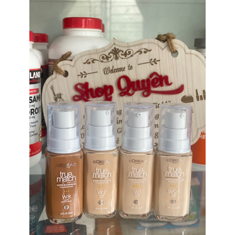 Kem Nền L'Oréal Paris Mịn Nhẹ Dưỡng Da Dạng Lỏng True Match