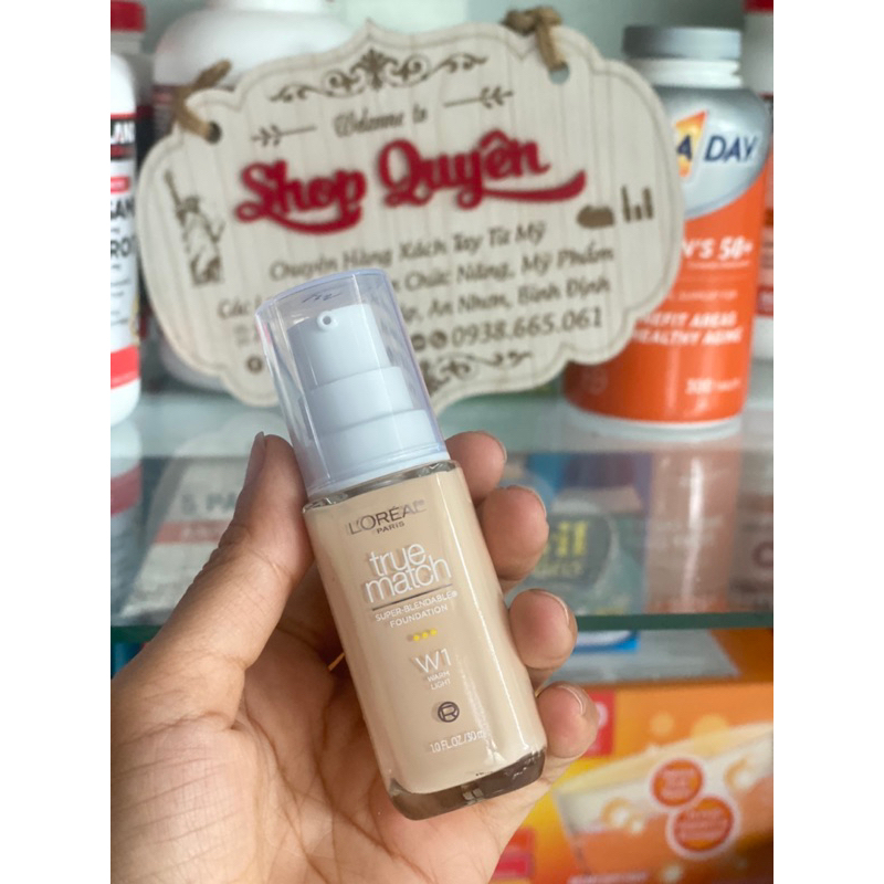 Kem Nền L'Oréal Paris Mịn Nhẹ Dưỡng Da Dạng Lỏng True Match