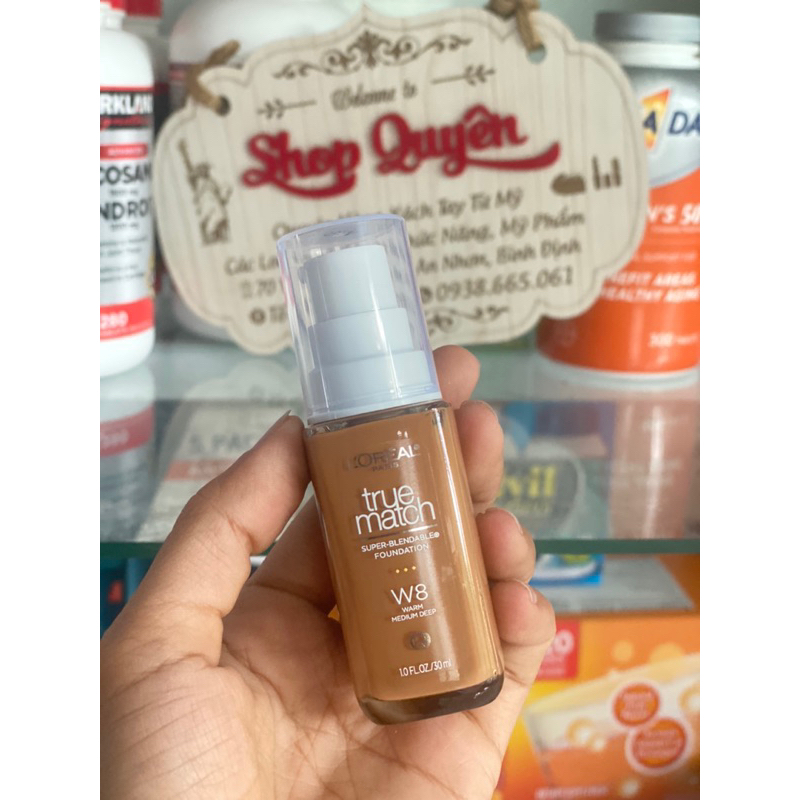 Kem Nền L'Oréal Paris Mịn Nhẹ Dưỡng Da Dạng Lỏng True Match