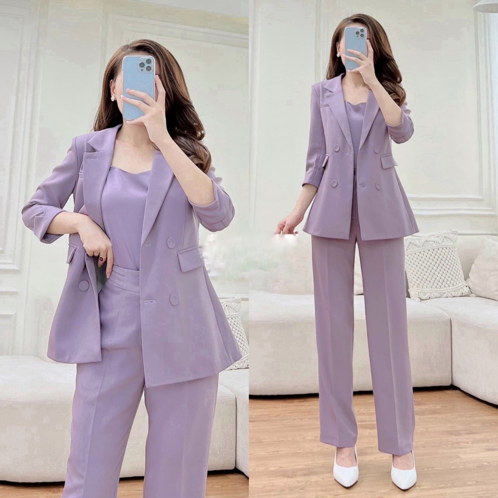 Áo blazer tay lỡ M453 dáng áo công sở 2 lớp cao cấp