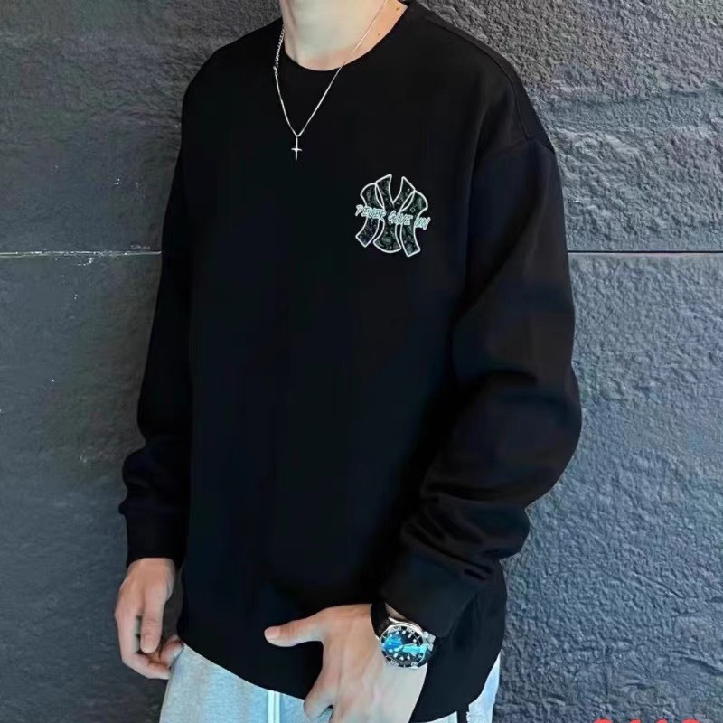 Áo Sweater nam nữ dài tay, áo thun quảng châu local brand form rộng