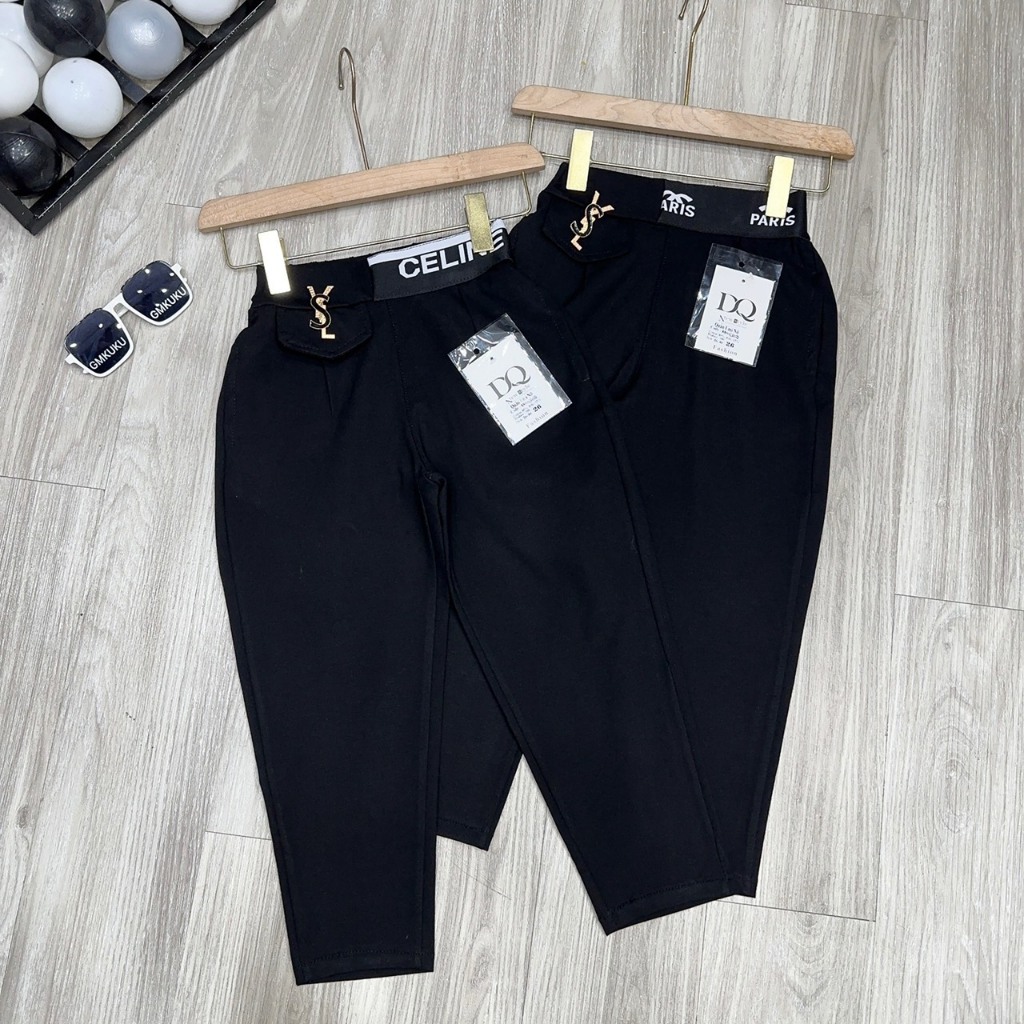 Quần dài bé gái, Quần baggy chất vải UMI cao cấp cho bé gái từ 16 - 40kg HNK-2346