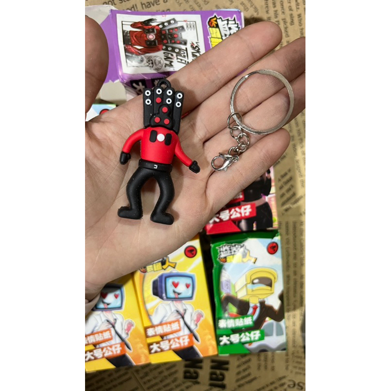 Móc khoá skibidi toilet