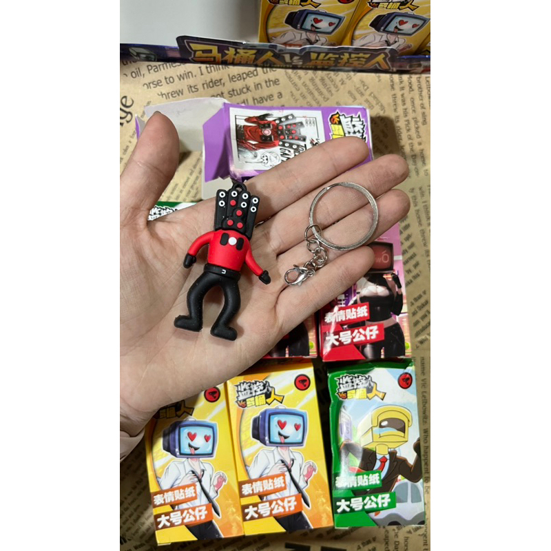 Móc khoá skibidi toilet