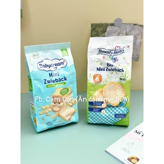 Bánh mì khô hữu cơ BabyDream Đức cho bé