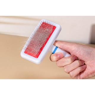 Lược chải lông thú cưng đầu vuông 13x10cm