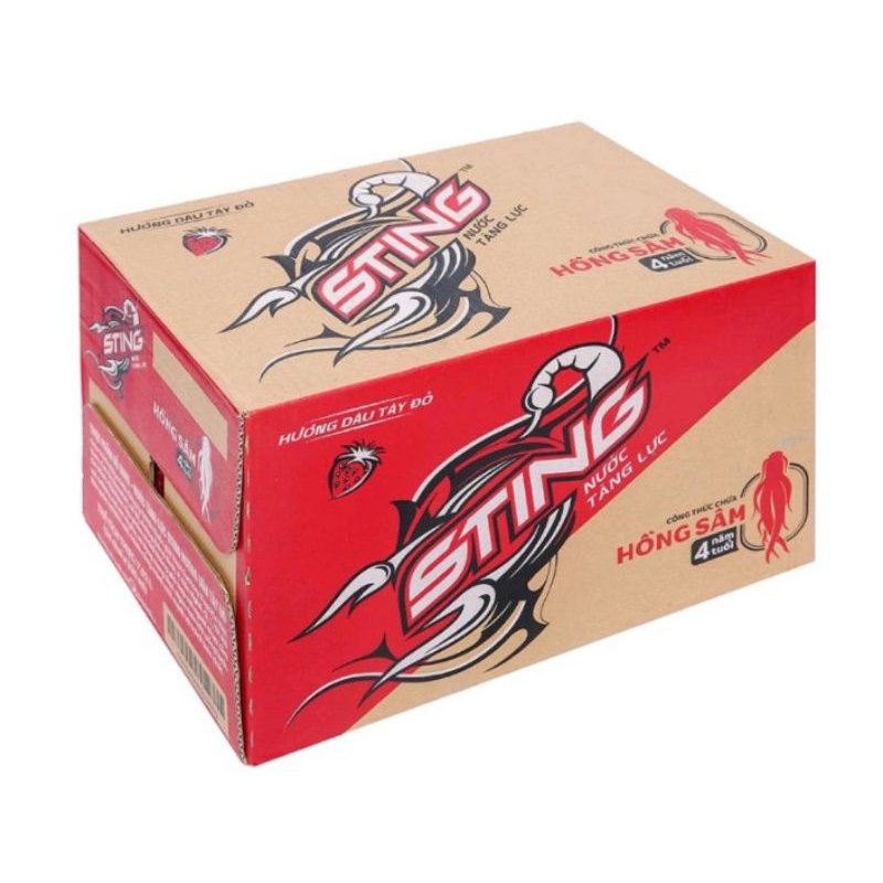 Nước ngọt Sting vàng/dâu chai 330ml