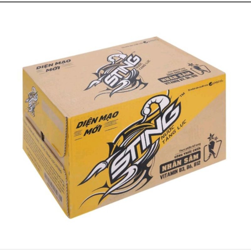 Nước ngọt Sting vàng/dâu chai 330ml