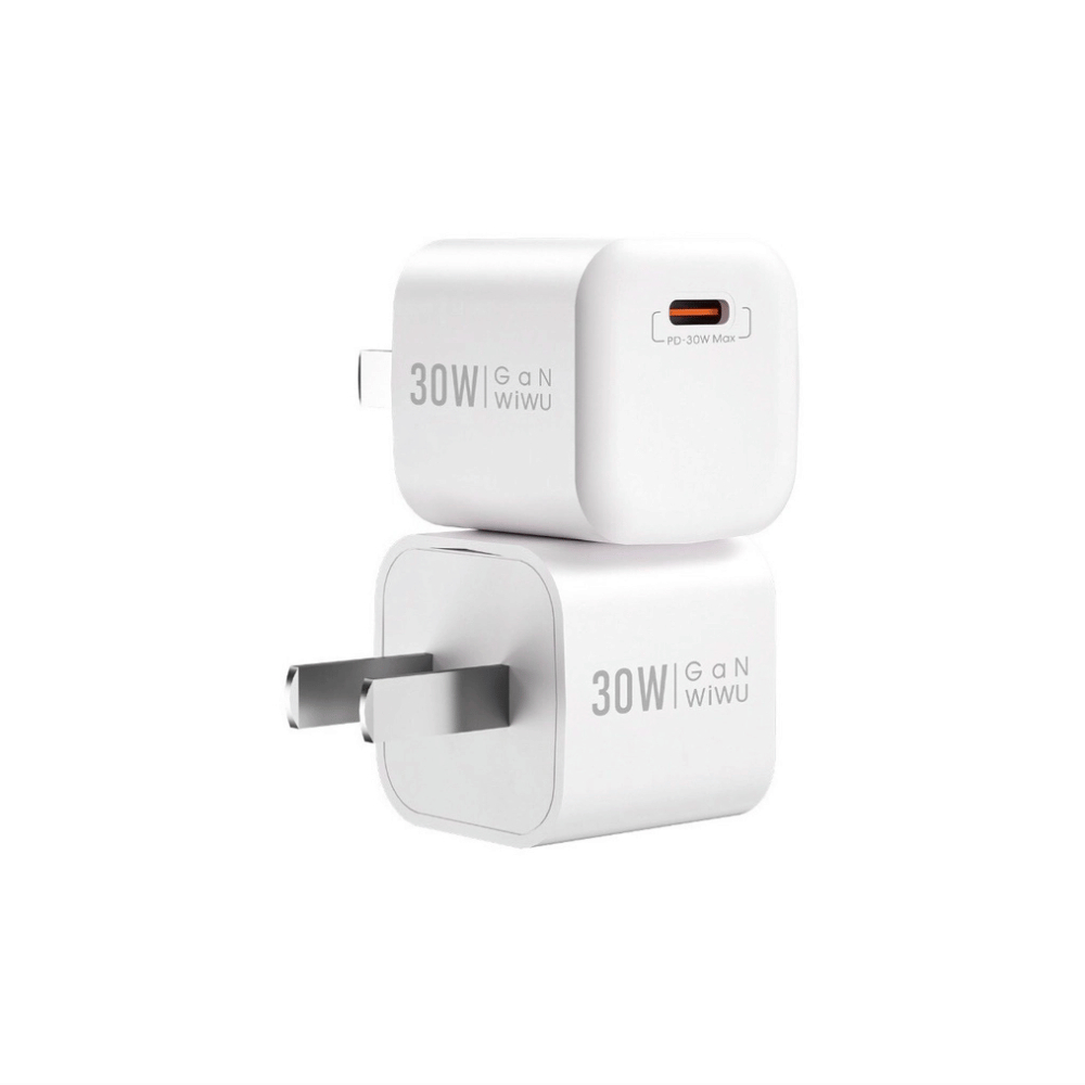 Bộ Sạc Nhanh Mini IPHONE WIWU Nano 30W GaN WI-U006, Cổng Sạc Type-C Thích Hợp Cho IPHONE 15/ 15 Pro/ Pro Max Tablet