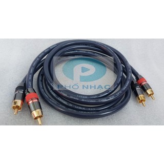 Cặp dây 4 đầu AV (bông sen) hàng loại tốt, dây AV Liton USA chống nhiễu đầu jack Monster xịn xò, dây tín hiệu AV