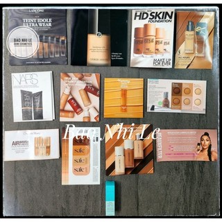 Túi 12 sample nền và kem lót của Sephora Foundation Bag