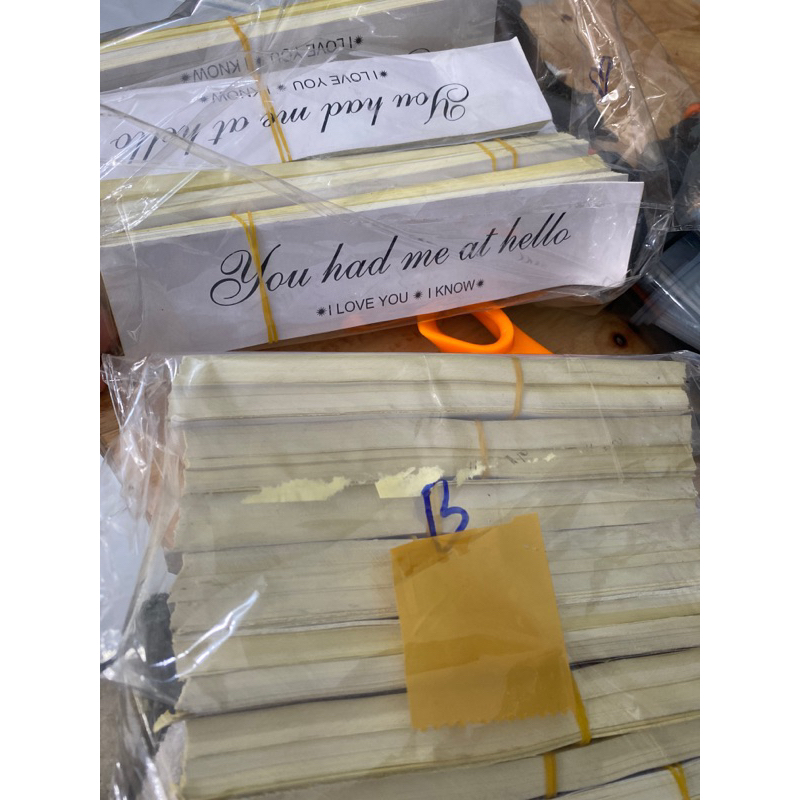 Tem dán quai túi sét 100 tem