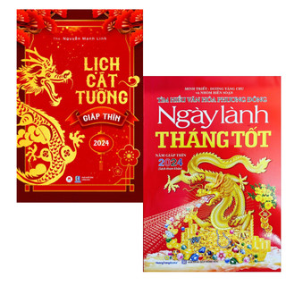 Sách lịch cát tường + ngày lành tháng tốt năm giáp thìn 2024