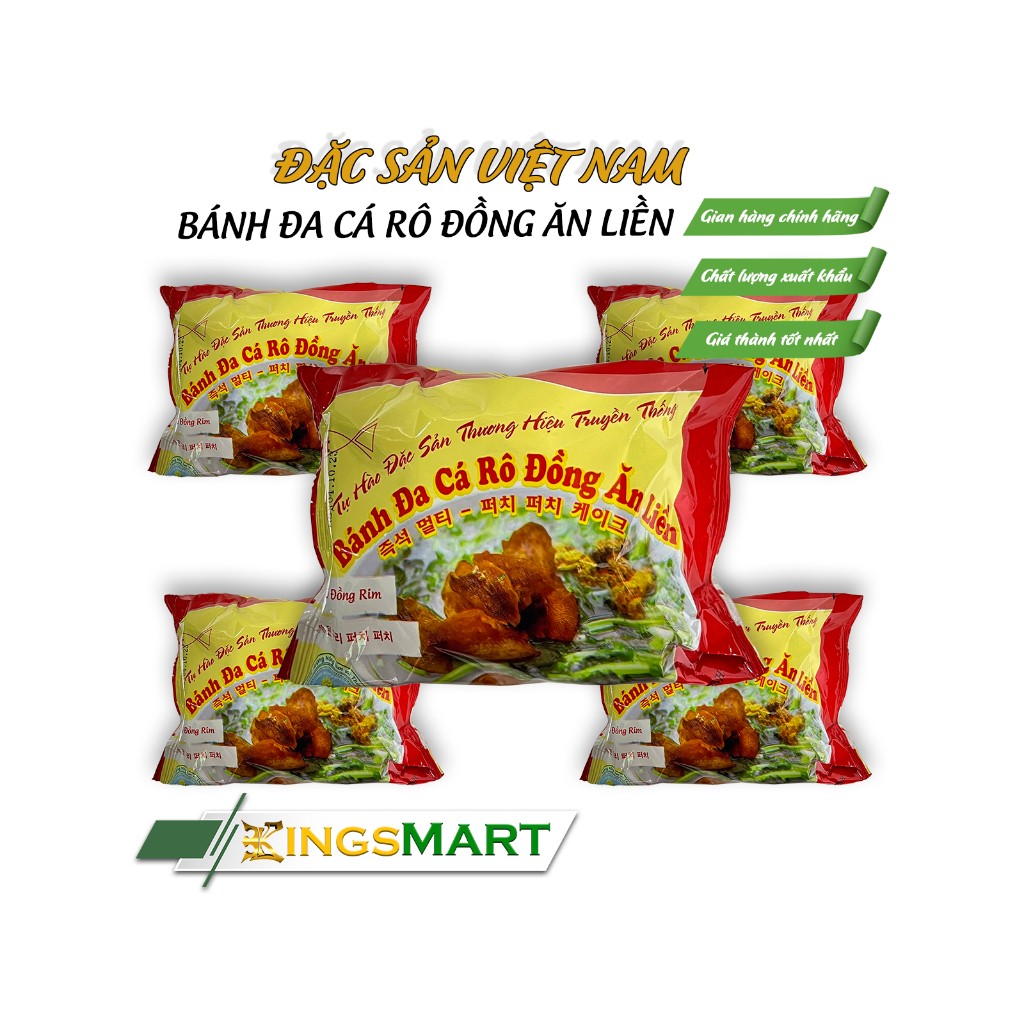 Bánh đa cá rô đồng - Thương hiệu KHÁNH THỌ - Đặc sản Hải Phòng - Kingsmart